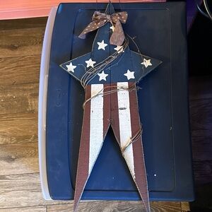 Rustic Patriotic Star Wall Decor